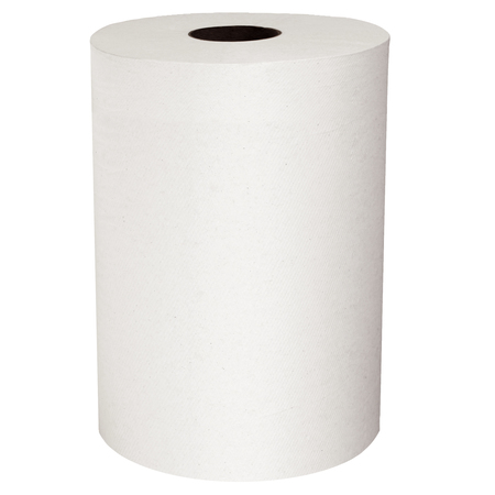 KIMBERLY-CLARK PROFESSIONAL Control Hardwound Paper Towels, Continuous Roll Sheets, 580 ft., White, 6 PK 12388