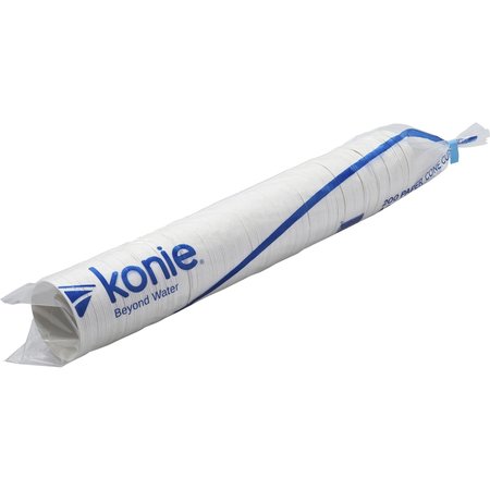Konie Rolled Rim Paper Cone 4 oz. White, Pk5000 4.0KBR