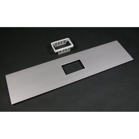 WIREMOLD Mini Adapter Cover Plate, Gray, Aluminum ALA-2A