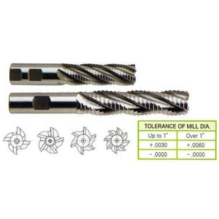 YG-1 TOOL CO End Mill, Helix TiCN Sq, 5/8x2 1/2x4 5/8 62337CC