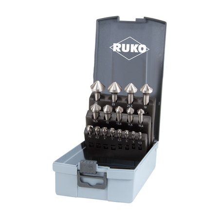 RUKO Plasticbox Countersink Set, 17PCS 102155RO