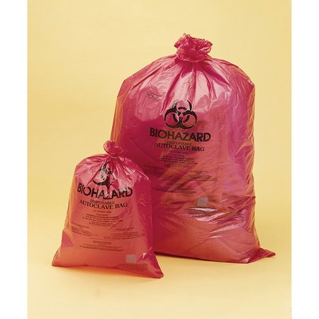 SP BEL-ART Biohazard Disposal Bags, Red, Pri, PK200 F13164-1419