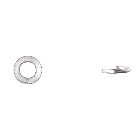 DISCO Split Lock Washer, For Screw Size 3/8 in Bright Zinc Plated Finish 1327PK200