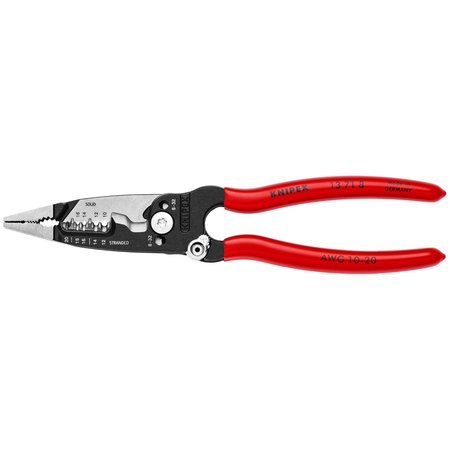 KNIPEX Forged Wire Stripper 8", 10-20 AWG 13 71 8 SBA