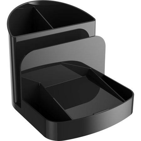 Deflecto Desk Caddy Organizer, Black 38904