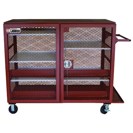 CRESCENT JOBOX Mesh Cabinet, Brown, 65 in W x 33 in D x 55 in H 1-400990