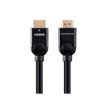 Monoprice HDMI Cable, Ethernet, 3 ft.Black 14579