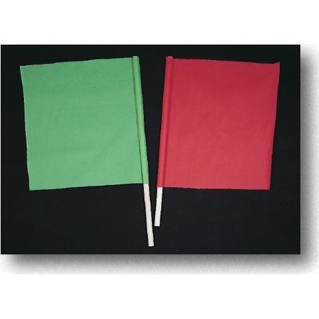 MUTUAL INDUSTRIES 24" X 24" X 30" Cloth Sgnl Flags Grn, 10C 14966-39-30