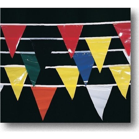 MUTUAL INDUSTRIES Orange/White Pennant Flags (10Pk) 14991-4510