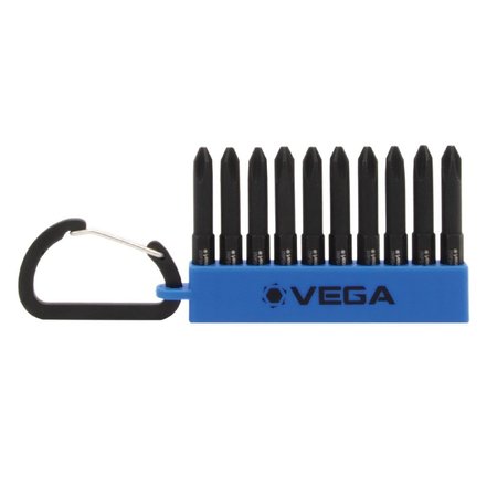 VEGA Phillips 2 Extra Hard Carabner Set, 10 pc, 4 in Length, S2 Steel 150P2AXCS10