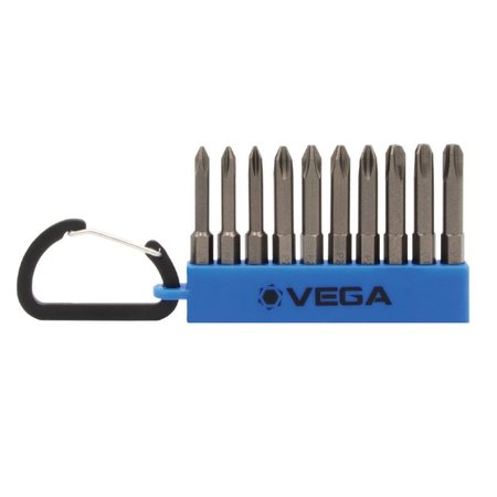 VEGA Phillips Driver Bit Set, 4 in Length, S2 Steel 150PCS10