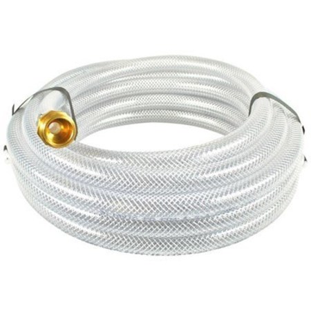 J. Racenstein Braided Hose, 1/2", Clear, 25 ft. 150-0342