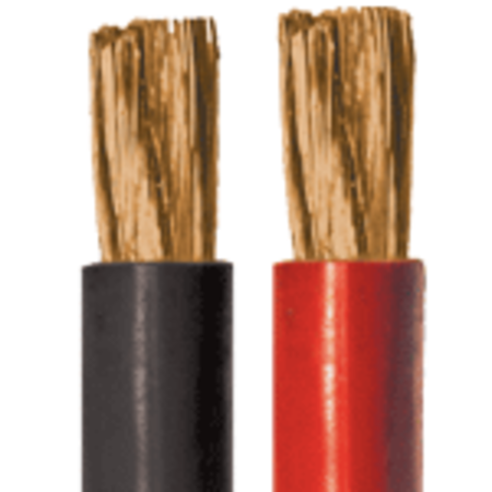 QUICKCABLE Red Sgx Battery Cable, 2ga., 25 Ft. 205204-025