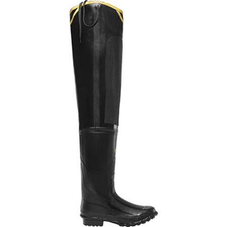 LACROSSE Premium Hip Boot 32" Black, 14, PR 00152030-14
