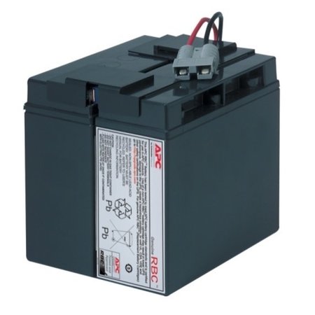 Apc UPS Battery, Mfr. No. SMT1500, 48V DC, Detachable Cable RBC7