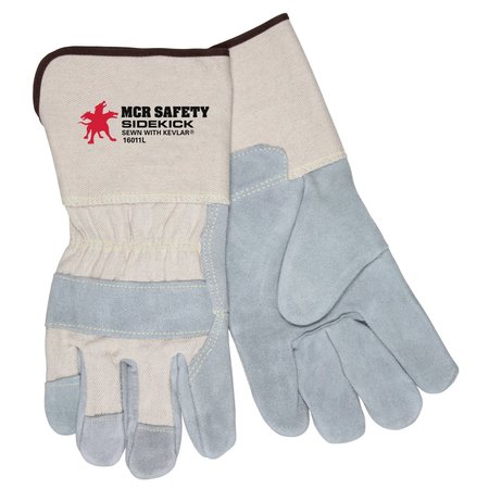 MCR SAFETY Leather Gloves, PR 16011L