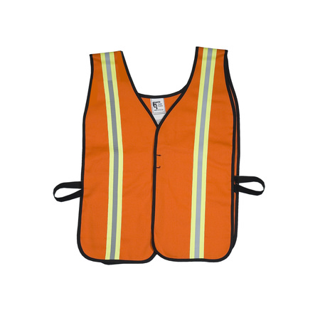 MUTUAL INDUSTRIES MiViz High Visibility Flame Retardant We, 10 in Height, 10 in Width 16316-1500-4