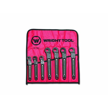 Wright Tool Ratcheting Flare Nut Wrench 7 Piece Set 1640