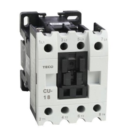 NOARK Contactor 120Vac 4 Pole CU-18-HF-4A