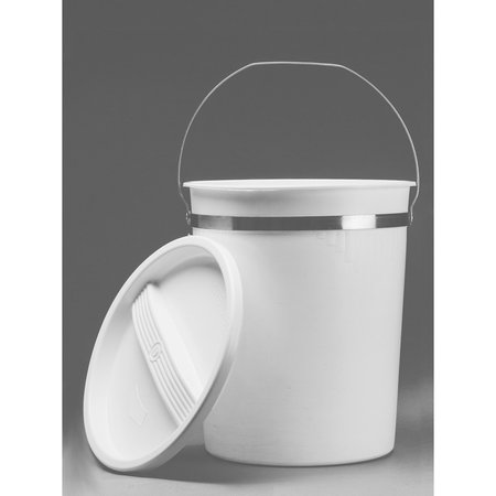 SP BEL-ART Small Pail with Lid, Natural PE 7.6 L (8 F16771-0000