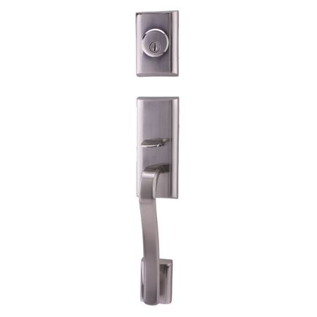 WESLOCK Moderne Exterior Active Handleset Satin Nickel 02165-N--002D