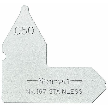 STARRETT Radius Gage 060 Formerly Pt22965 167-060
