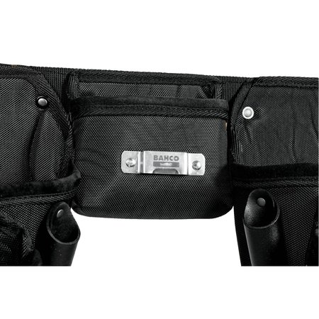 Bahco Tool Belt, Three Pouch Belt Set, Nylon, Polyester (Pouches), 5 Pockets 4750-3PB-1