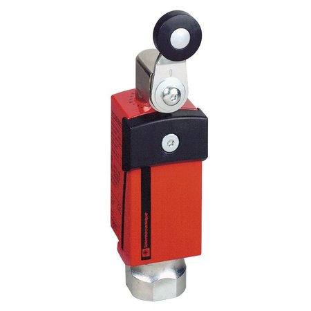 TELEMECANIQUE SENSORS Limit Switch, Roller Lever, Rotary, 2NC/1NO, 5A @ 240V AC, Actuator Location: Side XCSD3918N12