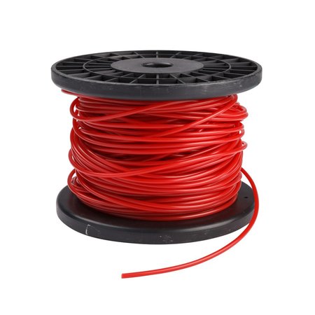 Brady Cable Lockout, 1/8" Dia., 164 ft L, Red 170379