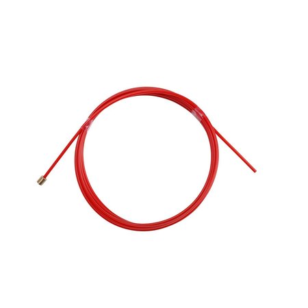 BRADY Cable Lockout, 1/8" Dia., 8 ft L, Red 170409