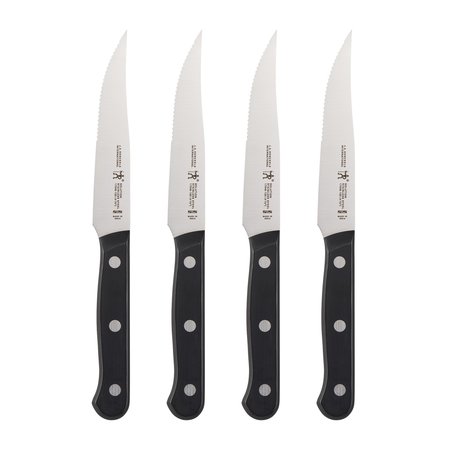 Henckels Forged Accent 4-pc, Steak Knife Set - Black