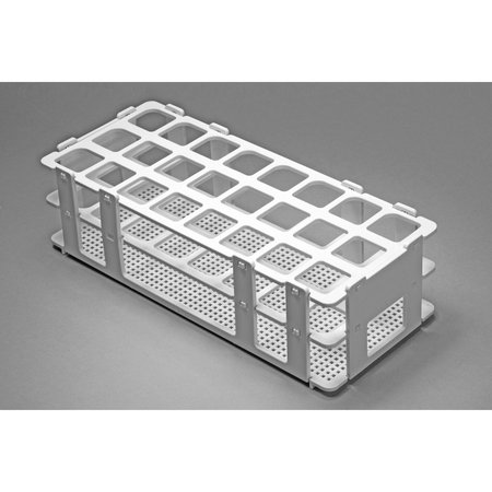 SP BEL-ART No Wire White PP Test Tube Rack, 24 Plac F18745-0003