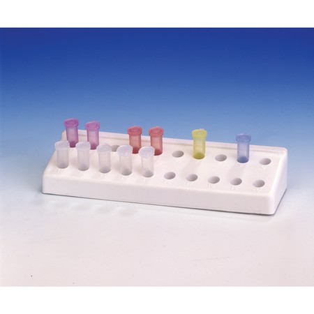 BEL-ART Bel-Art Scienceware Microcentrifuge Tube Rack, Microcentrifuge F18843-0000