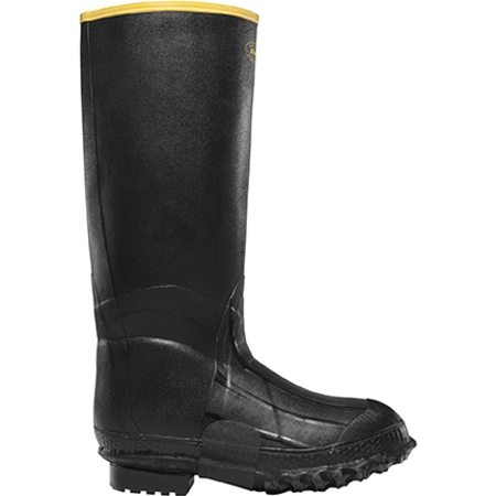 LACROSSE ZXT Knee Boot 16" Black Foam, 12, PR 189010-12