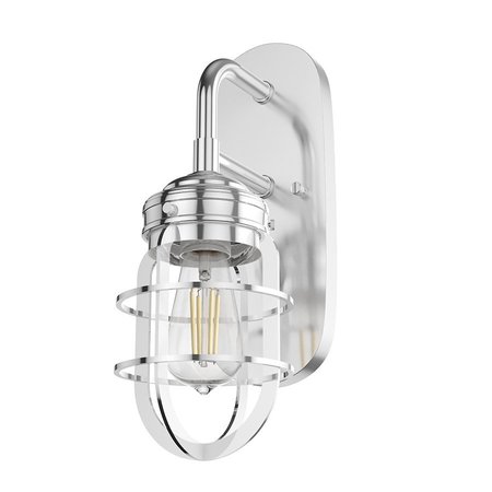 HUNTER Wall Mount-Sconce, Chrome, 120 V, UL Lis 19047