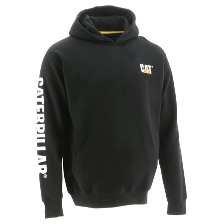 CAT WORKWEAR Trademark Banner Hooded Sweatshirt, Blac 1910709-016