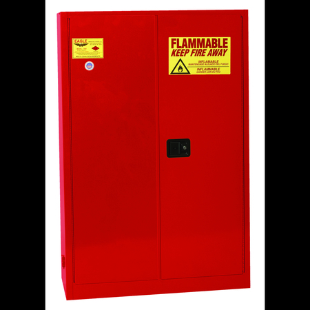 EAGLE MFG Flammable Liquid Safety Cabinet, Red 1947XRED