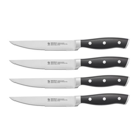 ZWILLING J.A. HENCKELS Forged Accent 4-pc Steak Knife Set, Black 19549-004