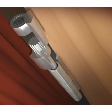 PERFECT PRODUCTS Satin Chrome Door Stop 01283 01283