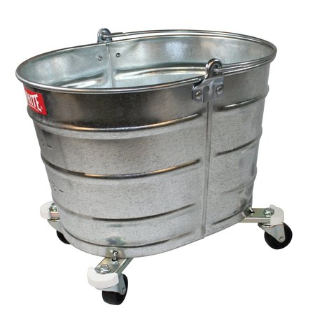 Impact Products Oval Mop Bucket, Gray, Galvanized Steel WH350