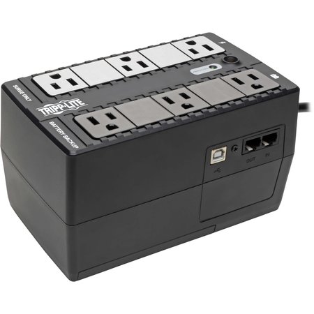 Tripp Lite UPS System, 350 VA, 6 Outlets, Desktop/Tower, Out: 115/120V AC , In:120V AC INTERNET350U