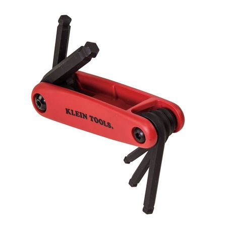 Klein Tools 5 Piece Metric Fold-Up Hex Key Set, 70572 70572