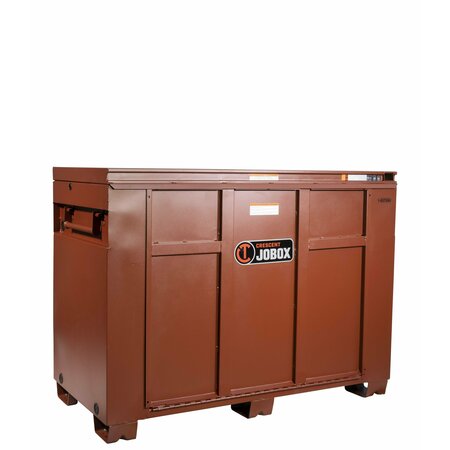 Crescent Jobox Drop-Front Jobsite Box, Brown, 60 in W x 31 in D x 45 in H 1-657990