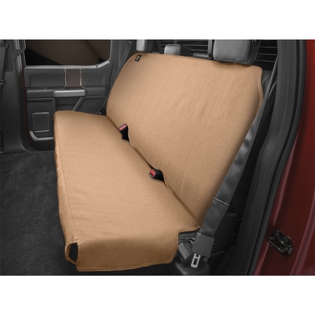 WEATHERTECH Rear Seat Protector, Tan DE2021TN