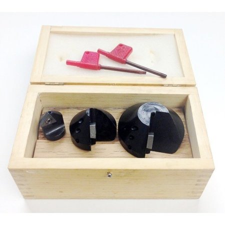 HHIP 3 Piece 82 Degree Indexable Countersink & Chamfer Tool Set 2001-0011
