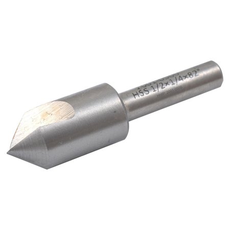 HHIP 1/2" Single Flute 82 Degree High Speed Steel Countersink 2001-0500