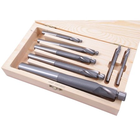 Hhip 7 Piece High Speed Steel 3 Flute Solid  Pilot Counterbore Set 2007-0002
