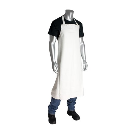 PIP Heavy Duty Vinyl Apron, 20 Mil, White 200-20001