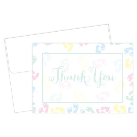 GREAT PAPERS Thank You Card and Envelopes, Baby, PK24 2013315