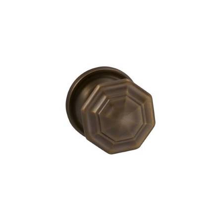 OMNIA Knob 2-3/16" Rose Pass 234BS T 1-3/4" Doors ULQ Antique Bronze 201 201/55C.PA5A